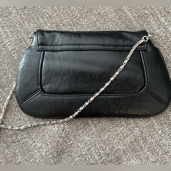 Free- Black Faux glitter clutch purse - Picture 2 of 4